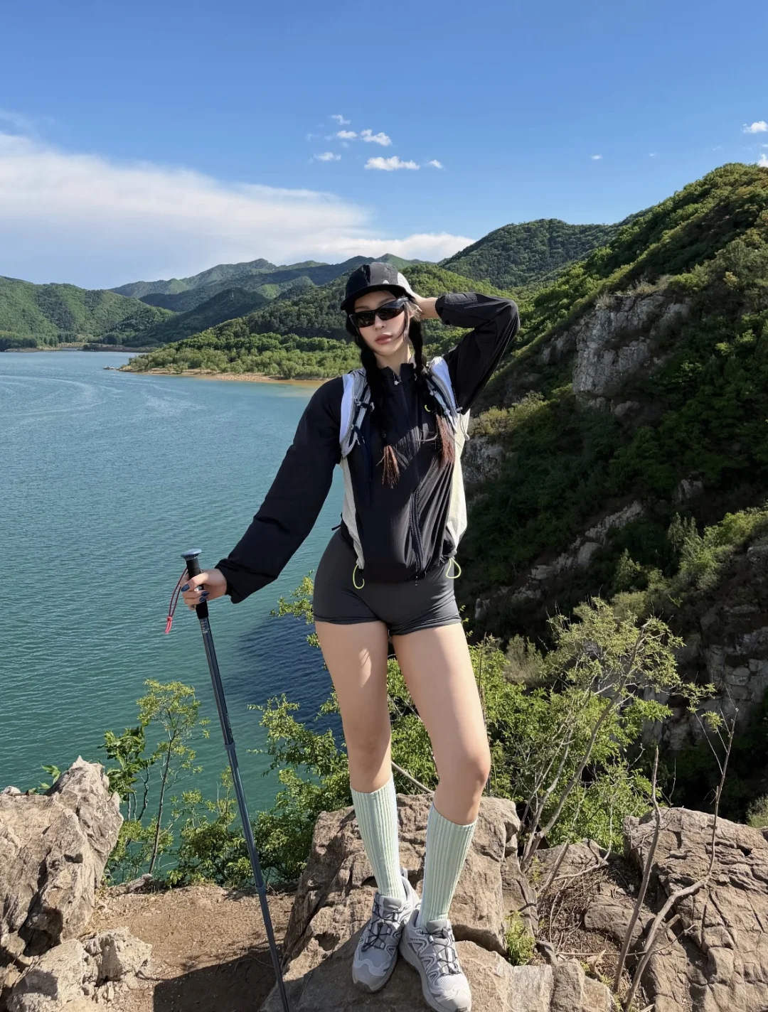 不用早起✨金海湖8km徒步｜湖光山色超治愈