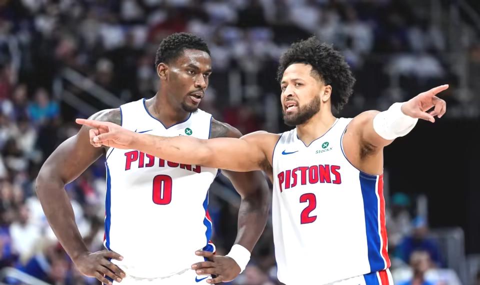 骑士笑了，坎宁安复出空砍39分，魔术客场112-101胜活塞，历史第七次黑八奇迹