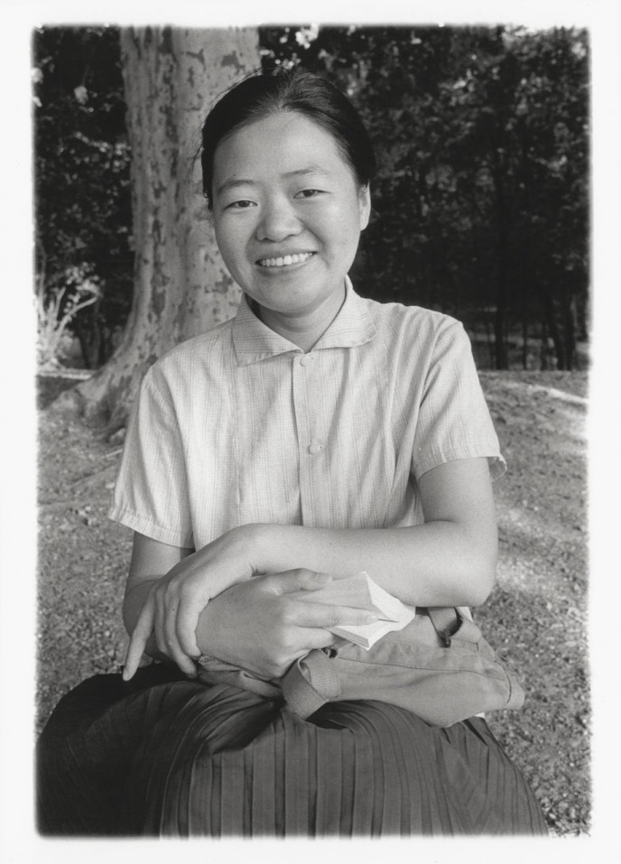 1981年，武汉大学女学生。