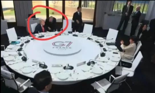 又是忘记关麦了，加拿大总理在g7会议跟特朗普汇报，对中国的围堵你还满意吧！录音被