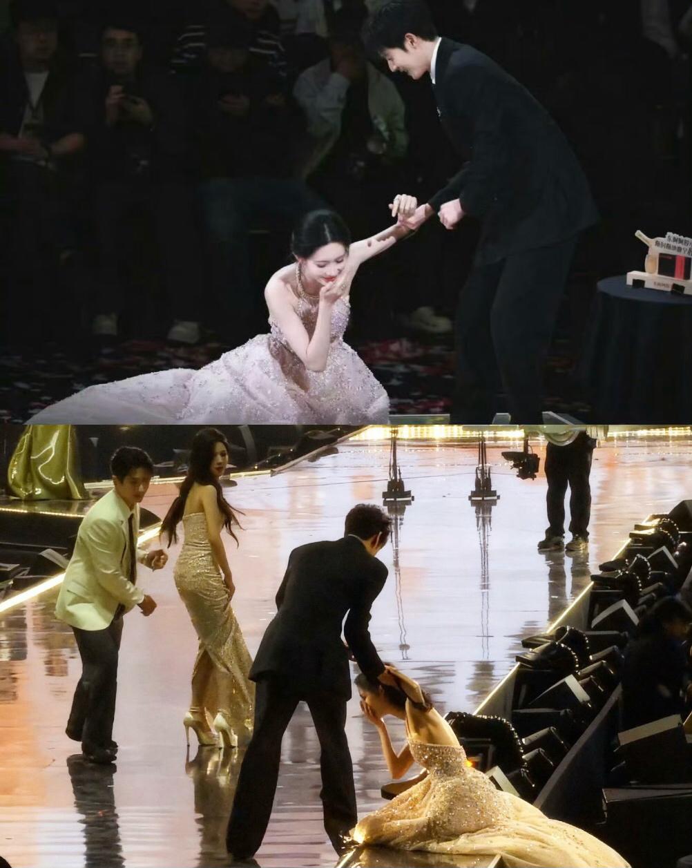 咋会有这么恶毒的揣测呢？说孟子义摔出了神图，就是女明星们红毯上心照不宣的博出