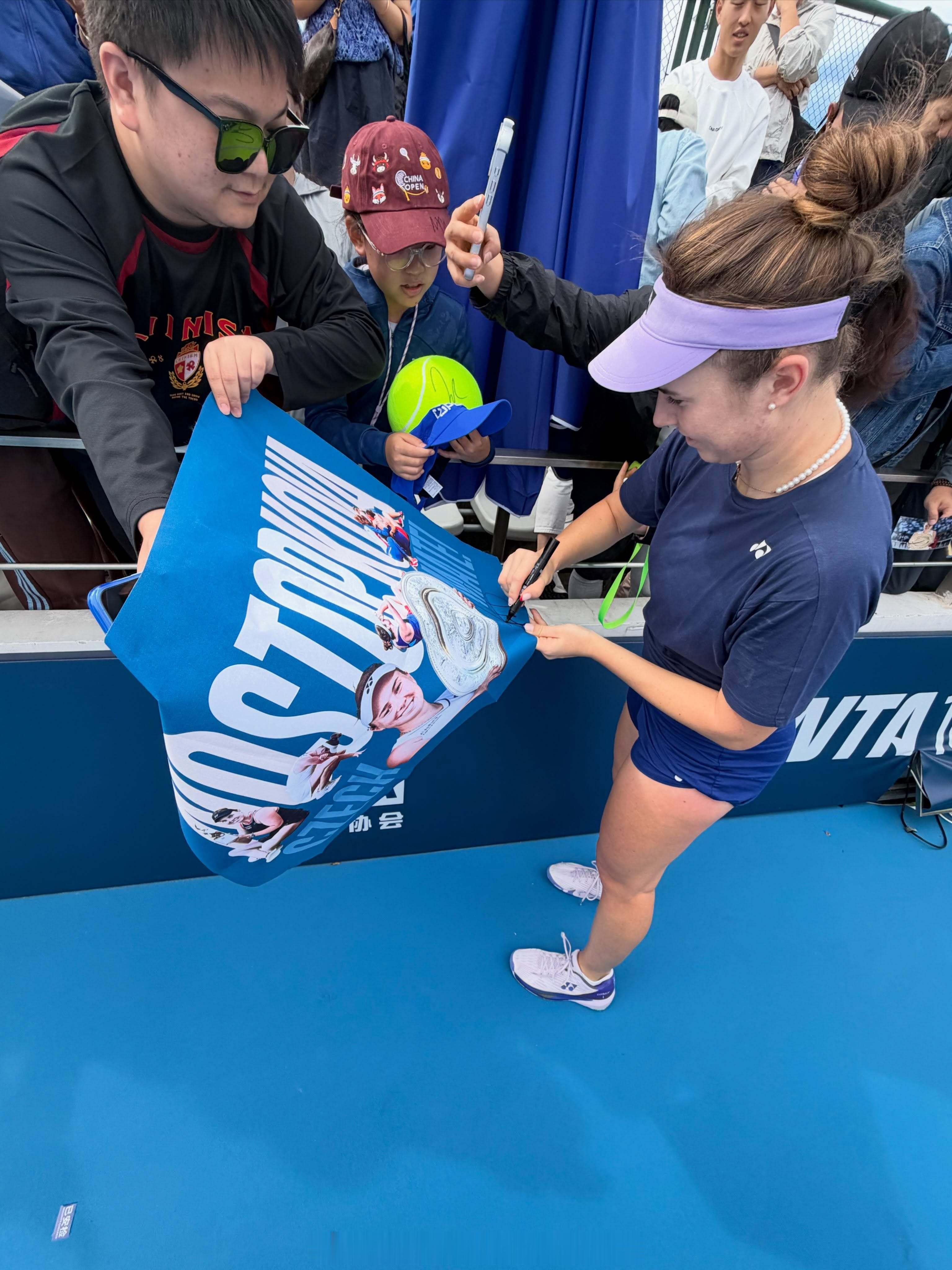 【诺斯科娃秀和中国粉丝的点滴】wta我们在这里外国🎾运动员在中国​​​