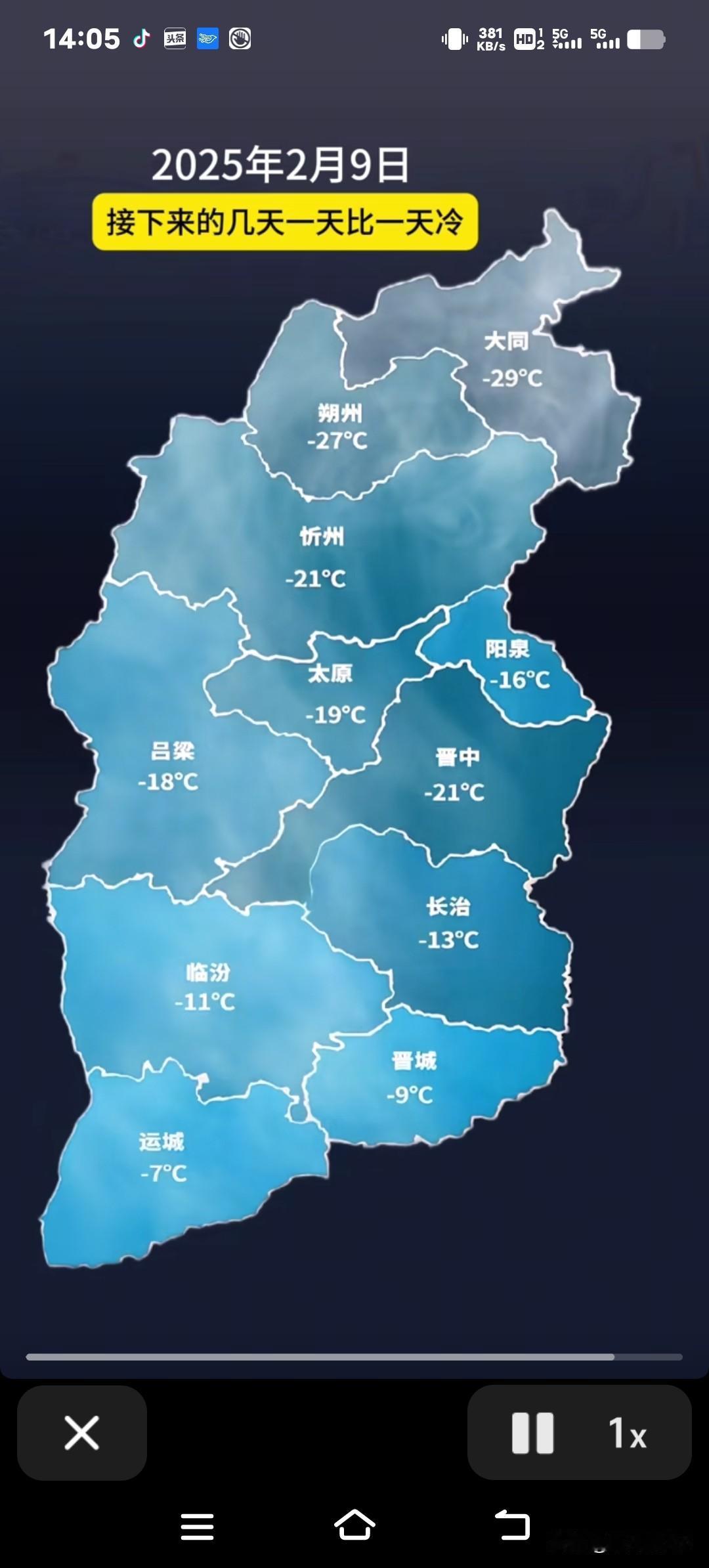 冷空气这下可下狠手了！湖北马上要上演一场“气温坐滑梯”表演，8级阵风加上9℃的降