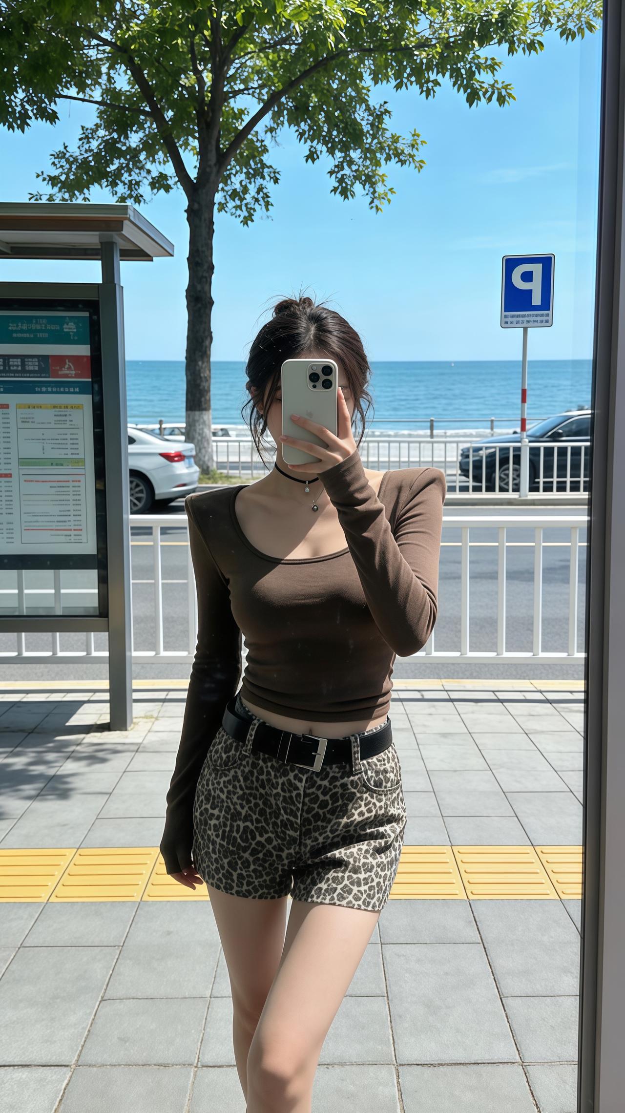 修身打底衫修身显瘦洋气减龄