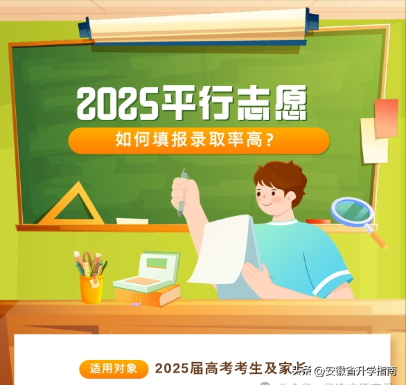 2025志愿填报平行志愿这么填录取率高