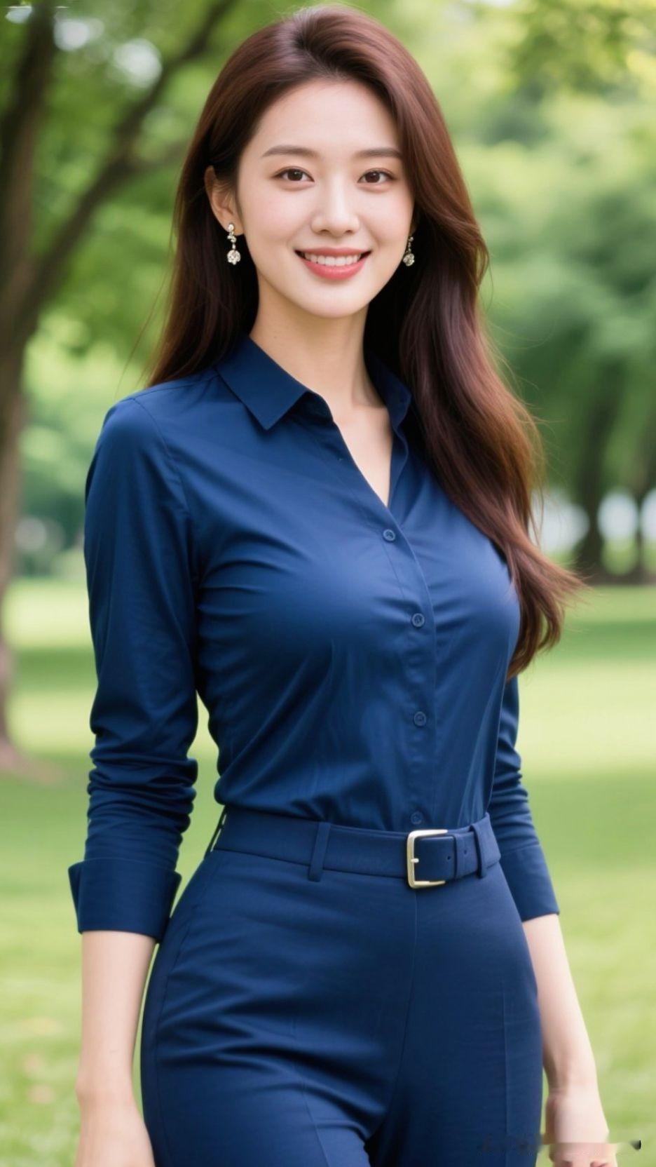 🌸草地的绿、衣装的蓝织成鲜活的诗，金饰在耳畔摇成温柔的铃，一笑就点亮了整个白