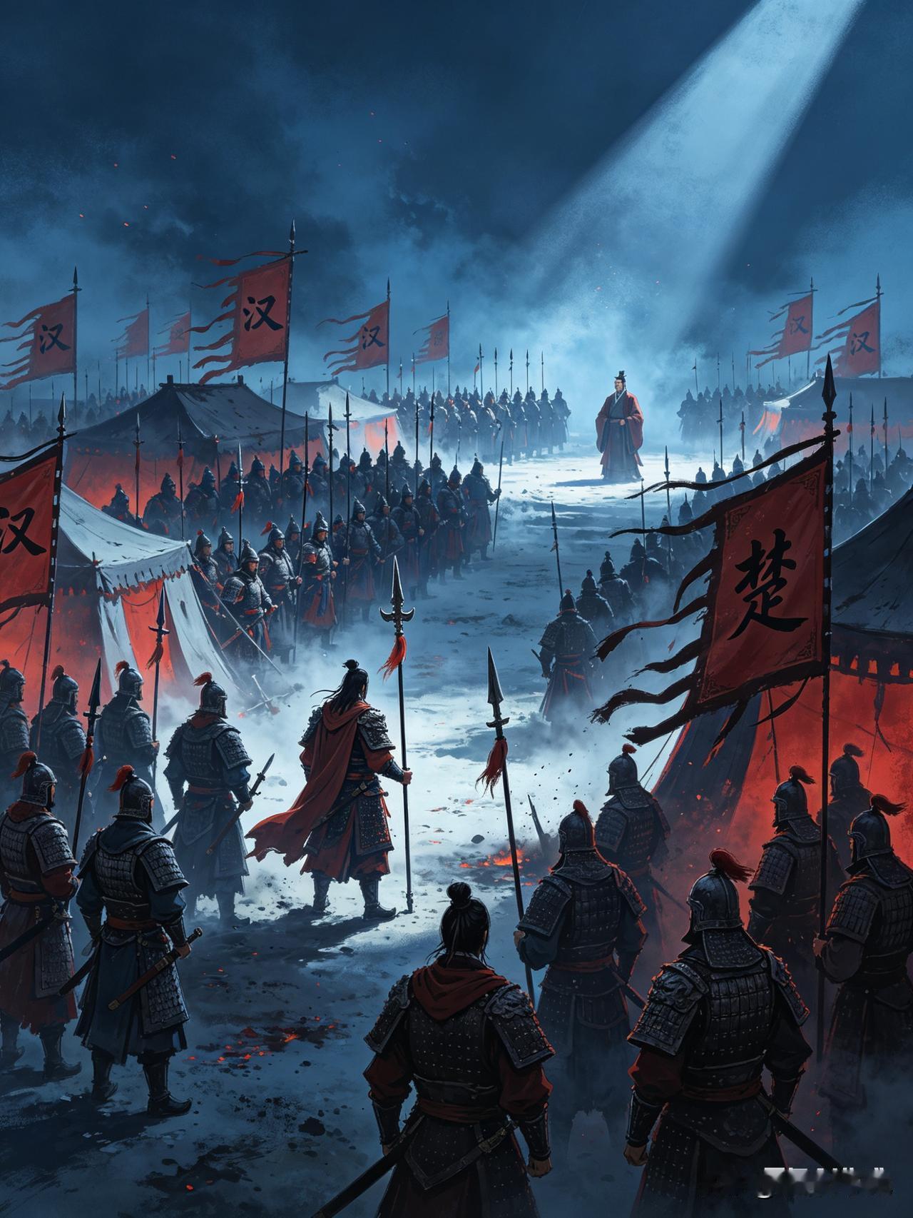  标题：成语由来→四面楚歌→鲜为人知的小故事秦朝灭亡后，刘邦