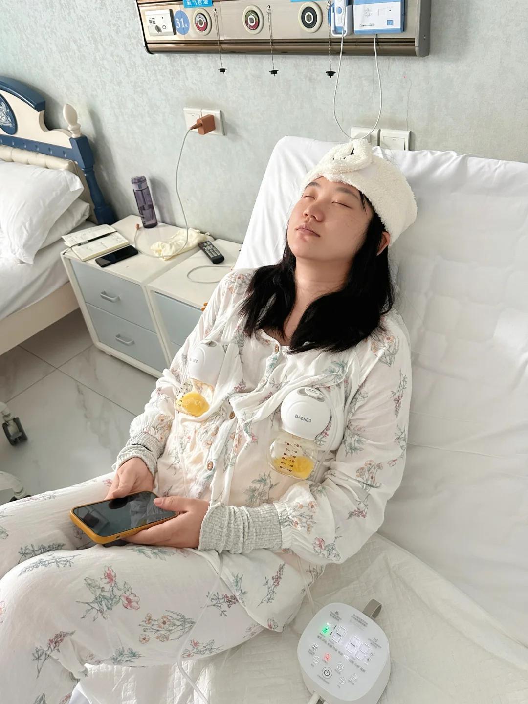 生了，剖完的第三天才下的奶……一开始一滴都没有，月嫂用手通了几次奶没缓解多少