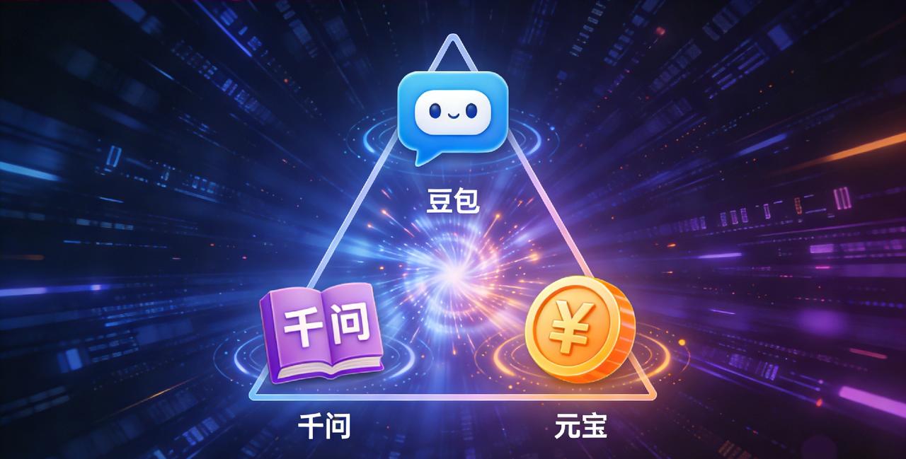 今年春晚看下来，AI圈的三足鼎立格局，算是被央视和各大卫视的舞台彻底坐实了。