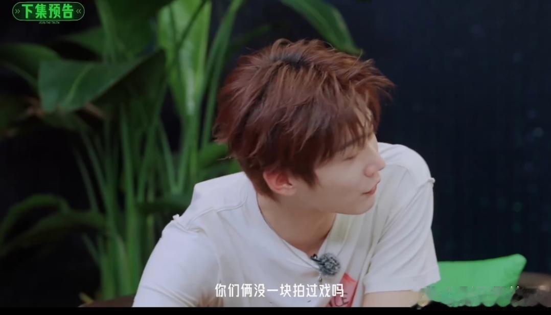 最新一期《开始推理吧》里，刘宇宁提起他俩曾经合作拍戏，结果张凌赫一脸茫然直接反问