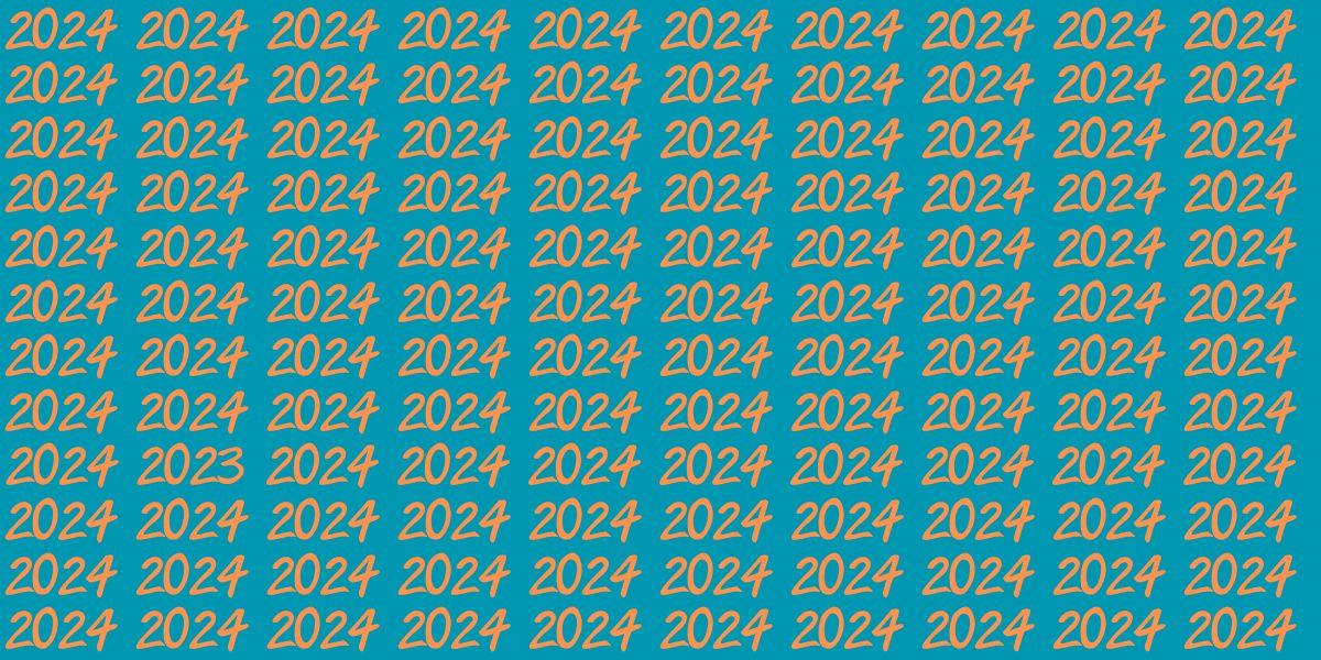 在45秒内找到隐藏在2024之中的2023！