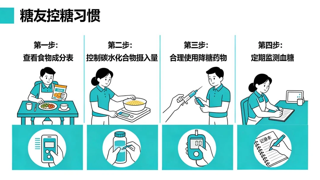 糖友控糖习惯