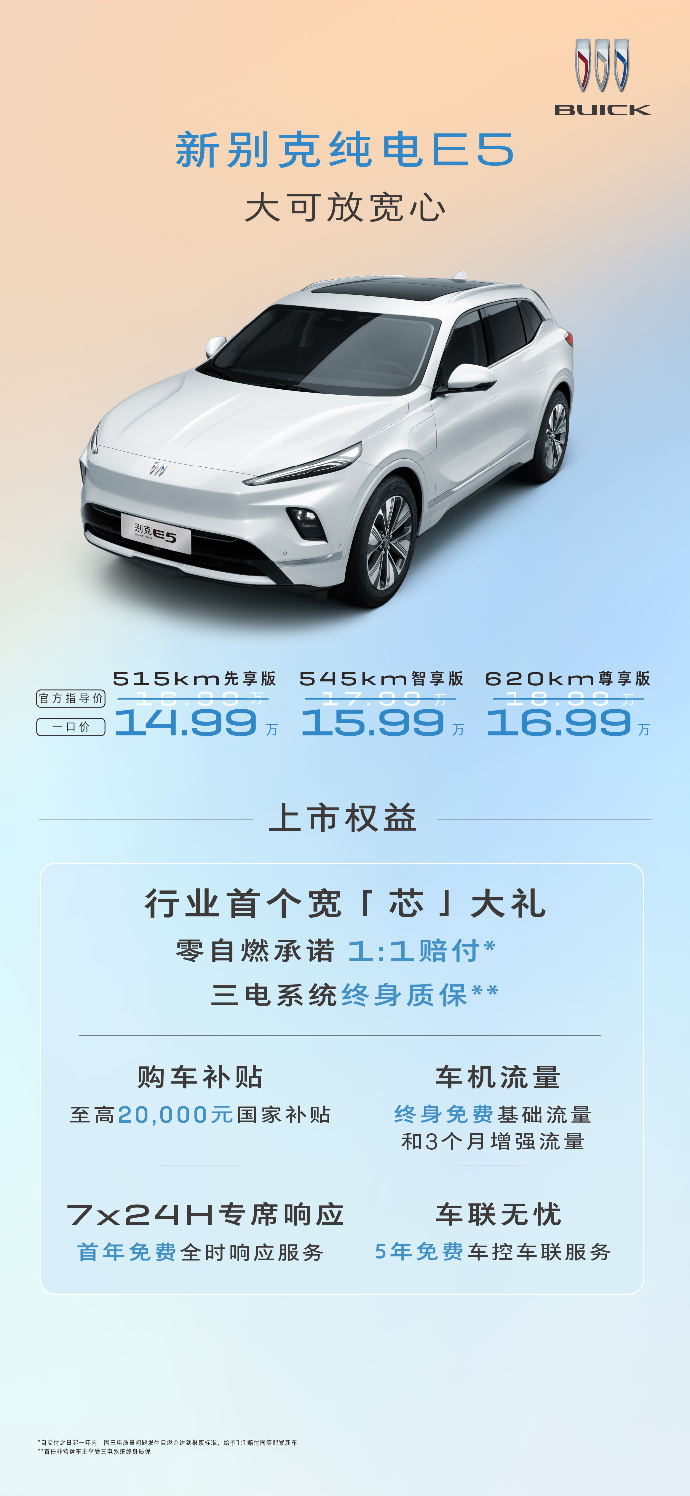 今天新别克E5上市，14.99万起的售价引发不少朋友的热议，在我看来，别克E5就