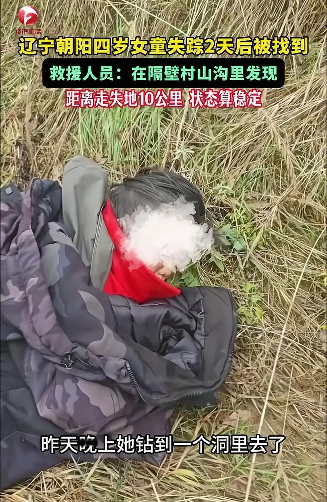 “遇上大贵人了！”辽宁icon，4岁女童趁爷爷奶奶秋收睡觉，从车里爬出来，眼看要