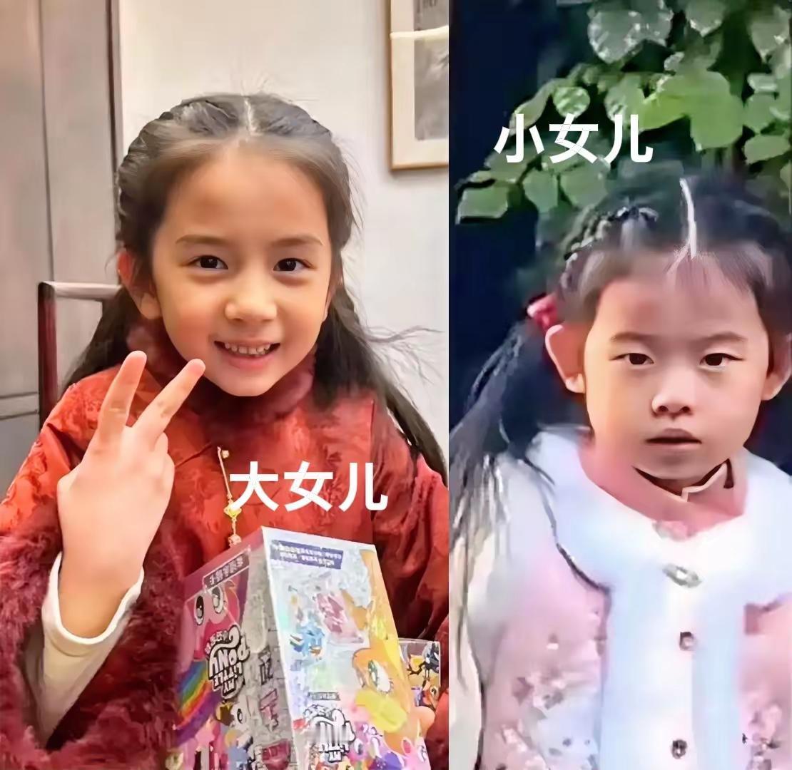人的脸型很重要，看看这两个小姑娘，其实五官几乎一模一样，为什么第1个小姑娘比第2