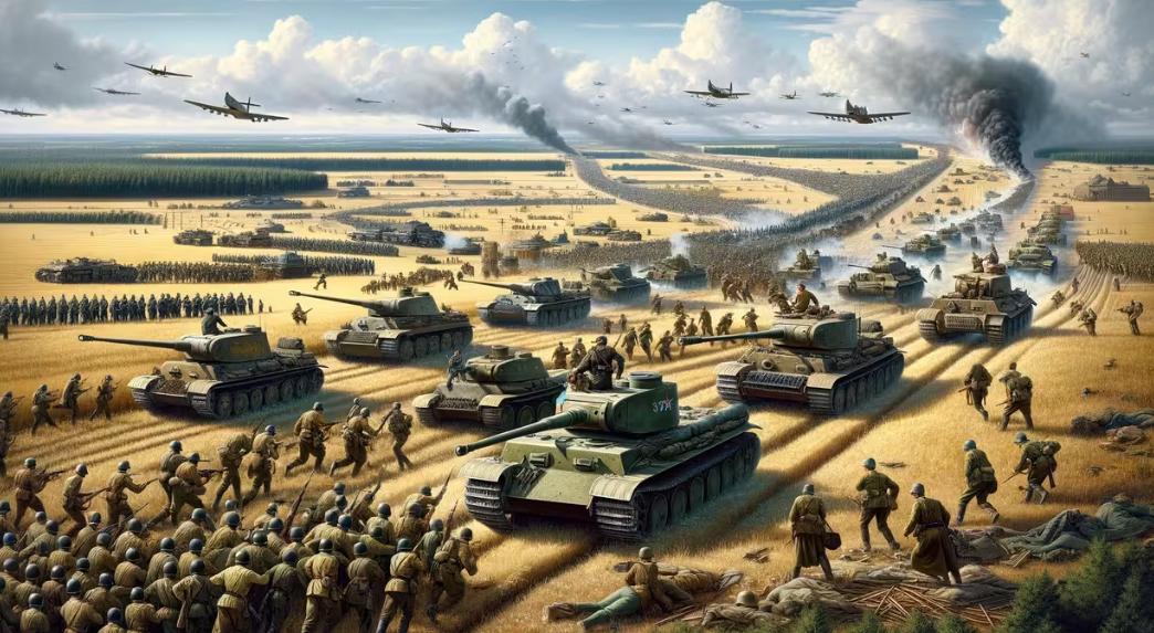 1944年东线德军之所以崩的这么快，主要还是苏军想明白了类似库尔斯克这种重点地段