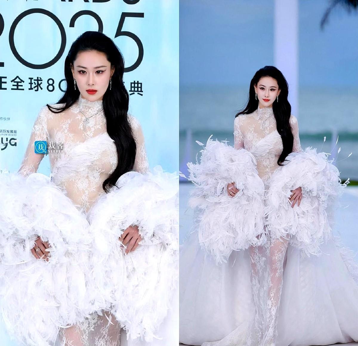 张馨予穿高定，老公当众系鞋带，直播一年干了九位数。李晨还在跑综艺，新片三亿，粉