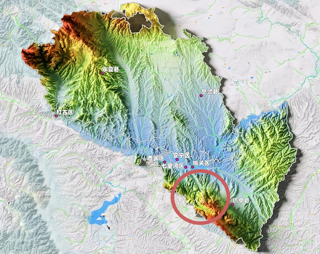 兰州未来可否将这片山地推平，扩大主城区，同时还可以连接榆中县，让榆中县融入兰州主