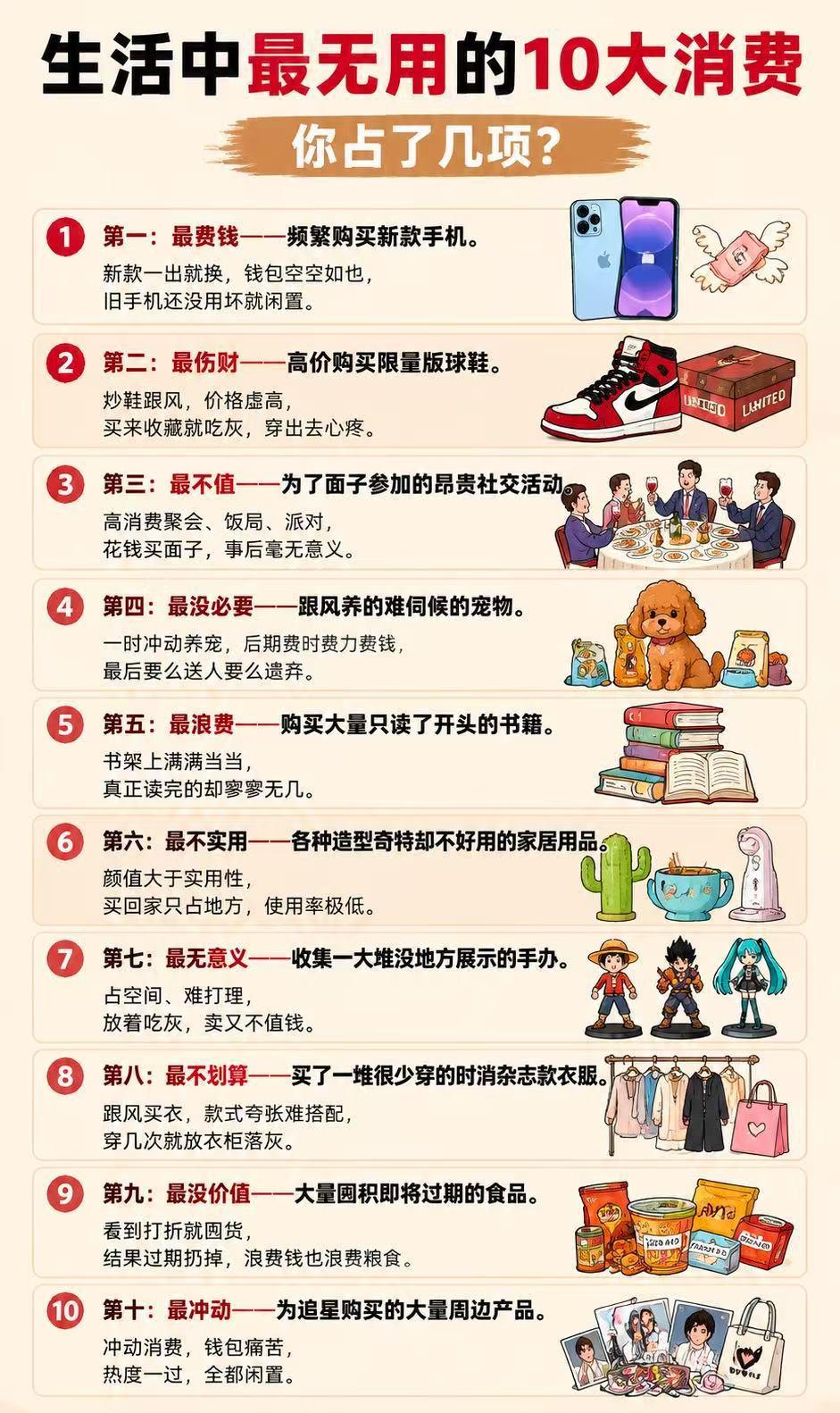 最无用10大消费​