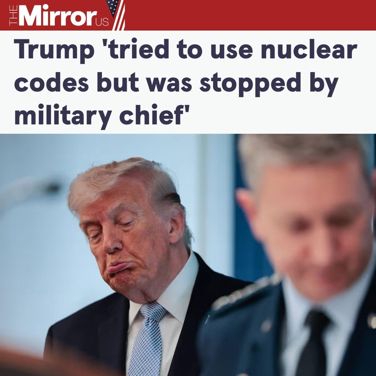 前中情局分析师爆料，4月18日白宫紧急会议上，特朗普情绪激动试图动用核武发射密码