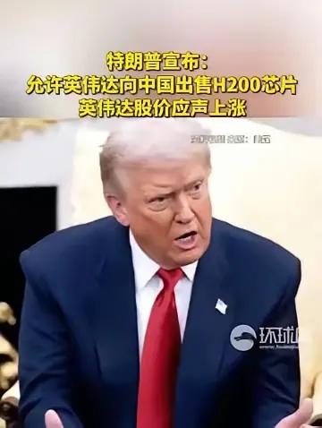 我就把话撂在这儿：就算是特朗普亲自出面推销，亲自给这款芯片站台，英伟达的这款H2