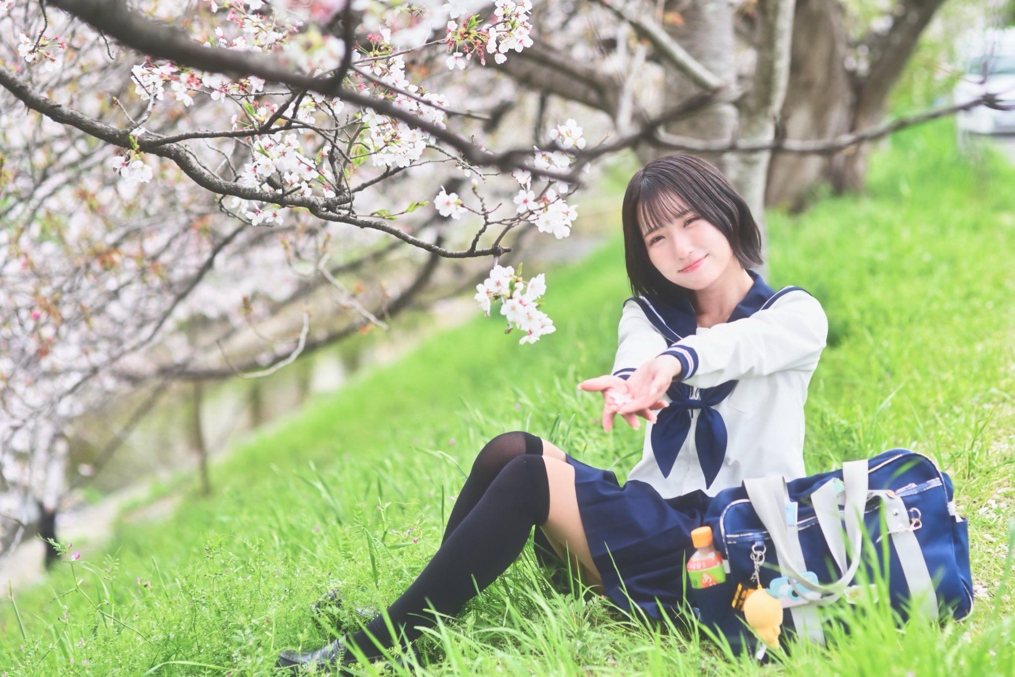 日系jk 樱花季jk 治愈系jk jk制服 初樱社jk