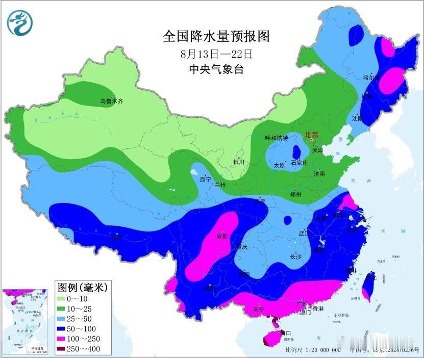 山东的雨都下到哪里去了？朋友们你们那里下大雨了吗？今天中央气象台发布的中