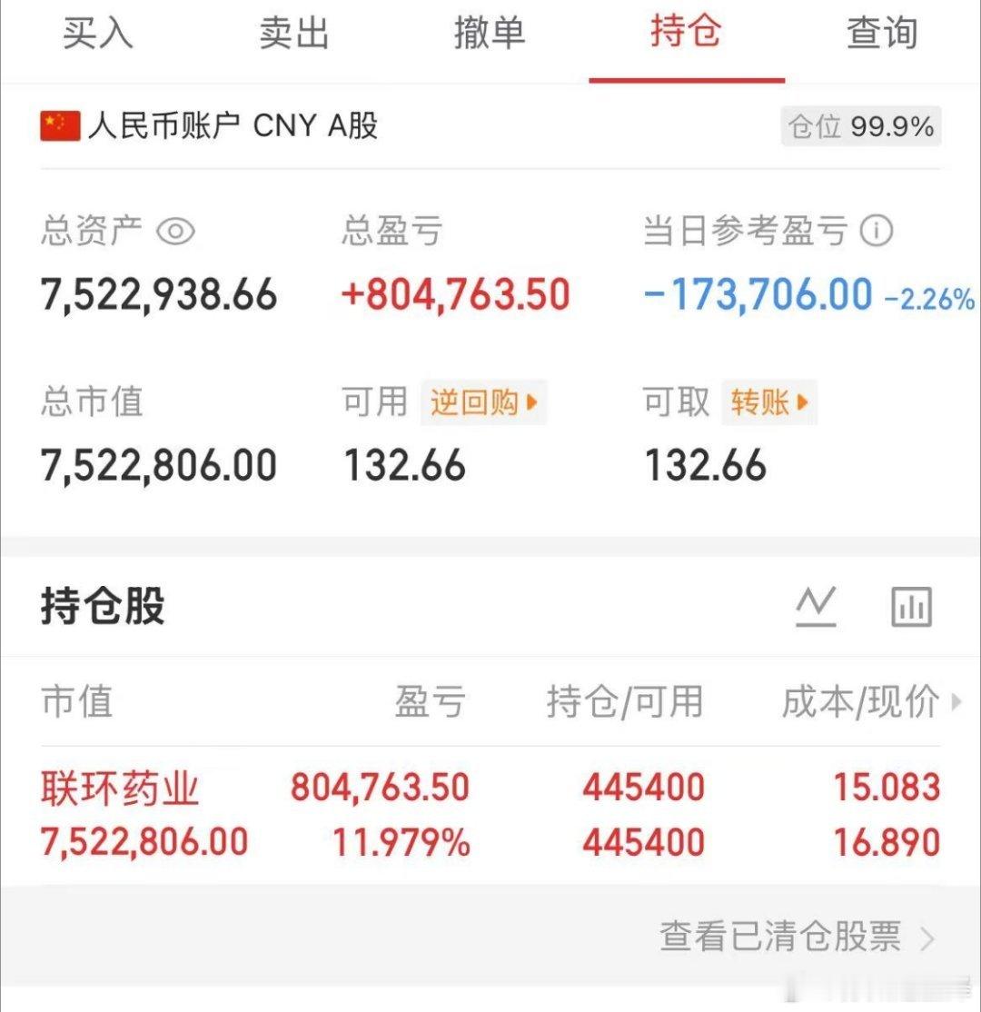 起点：100万本金目标：一年10倍收益（第93天）承诺：全程实盘记录，不藏私、不