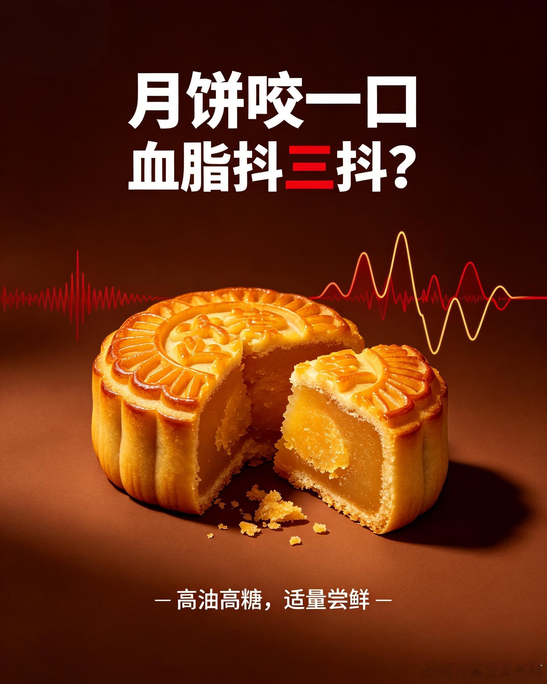中秋中秋月饼健闻登顶计划月饼咬一口，血脂抖三抖？高血脂的人记住：不是不能吃，是