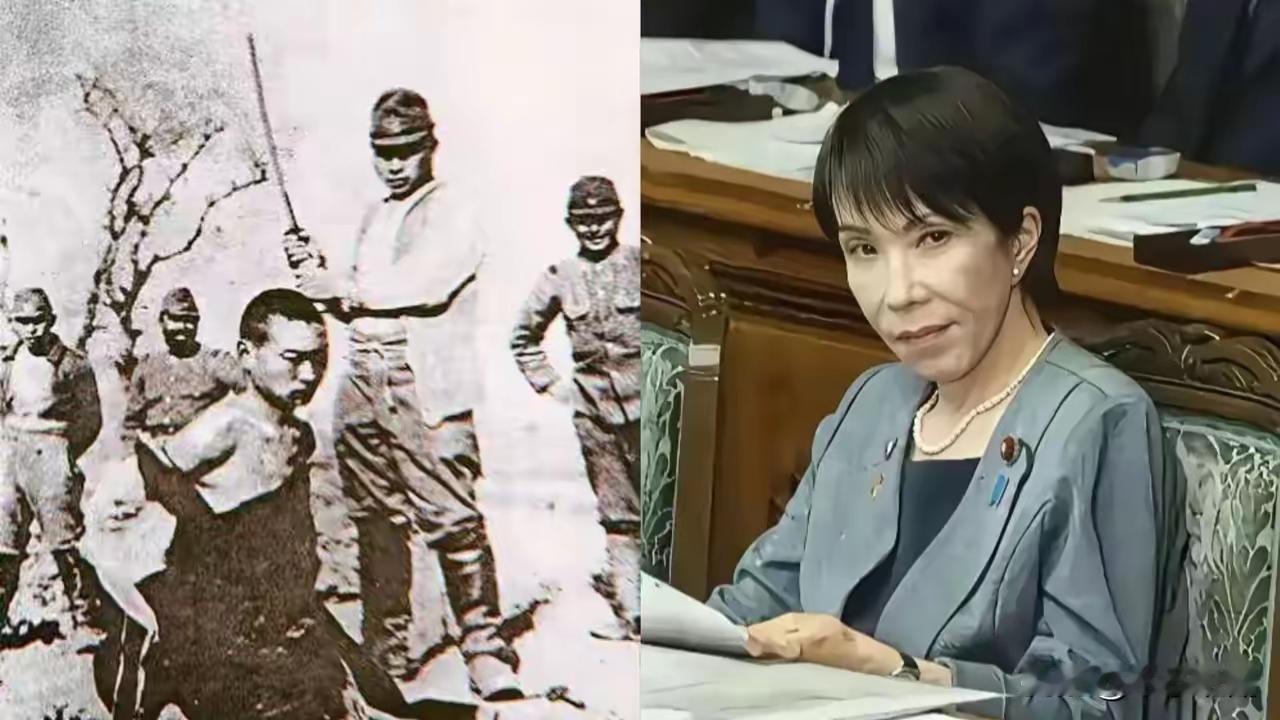 高市正雄挥刀砍杀国人。这名正在挥刀砍杀国人的日寇名叫高市正雄，是日寇上海派遣军