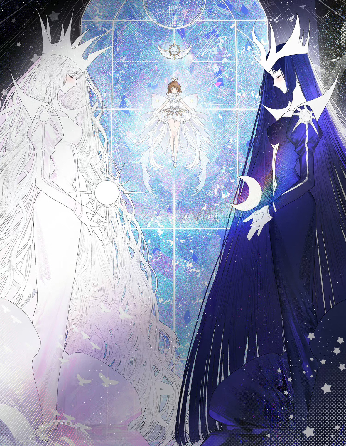 知世&小樱🪻紫色系真的绝美啊！二次元招新季魔卡少女樱日漫​​​
