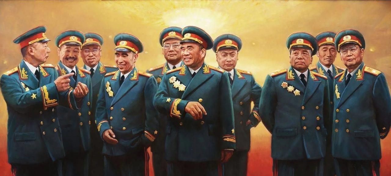 十大元帅其实和古代的公爵蛮对应的。当然，朱老总地位更好一些，应该是王爵。剩下