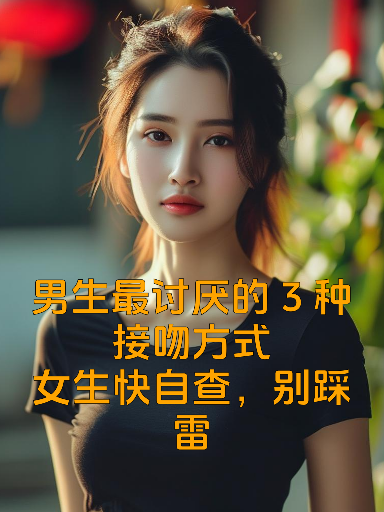 男生最讨厌的3种接吻方式！女生快自查，别踩雷！