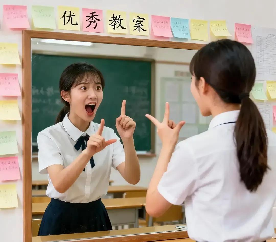 一位青年教师为了副高职称，把同一节公开课打磨了三十多遍，论文也东拼西凑发了好几篇