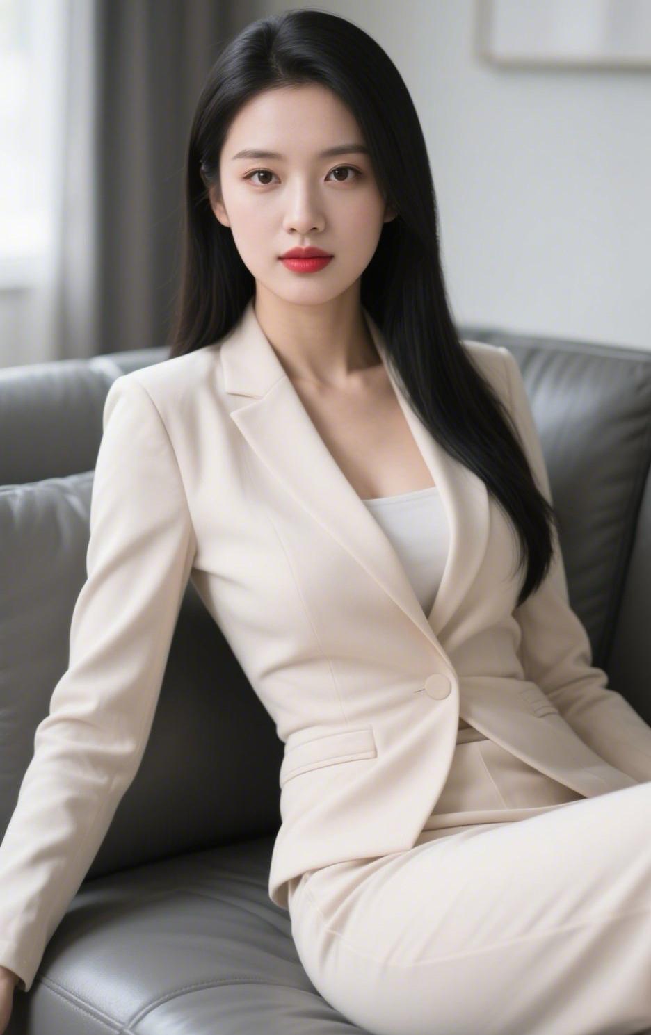 生过小孩的女人，应该外形上直接就是小腹会比一般的鼓一点吧！其他应该都一样呀…[偷