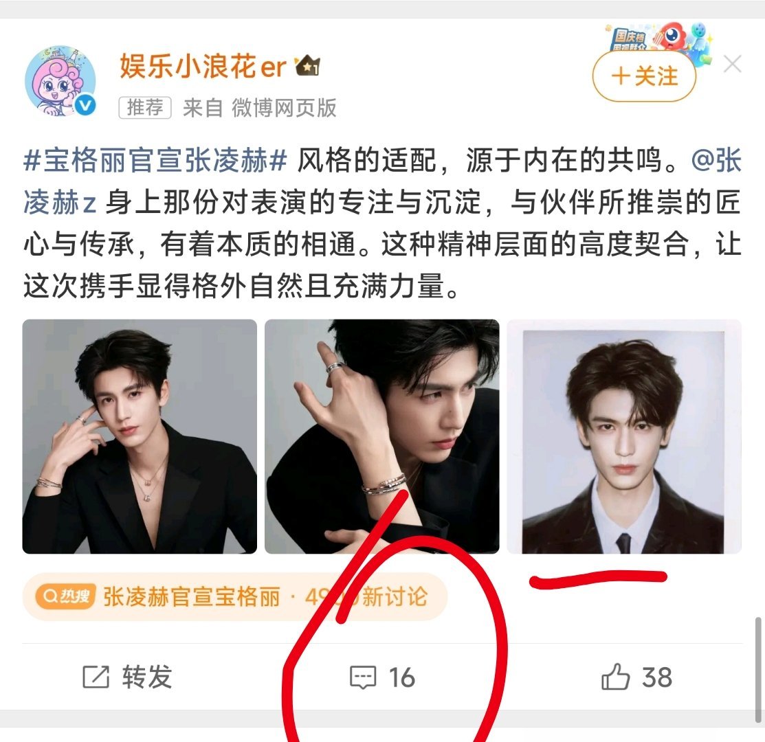 营销归营销，感觉张凌赫真没啥粉丝！