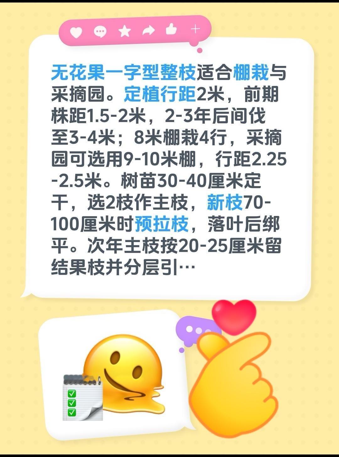 无花果一字型整枝法来了！我评论了@天宝农业技术服务的作品：无花果一字型整枝适