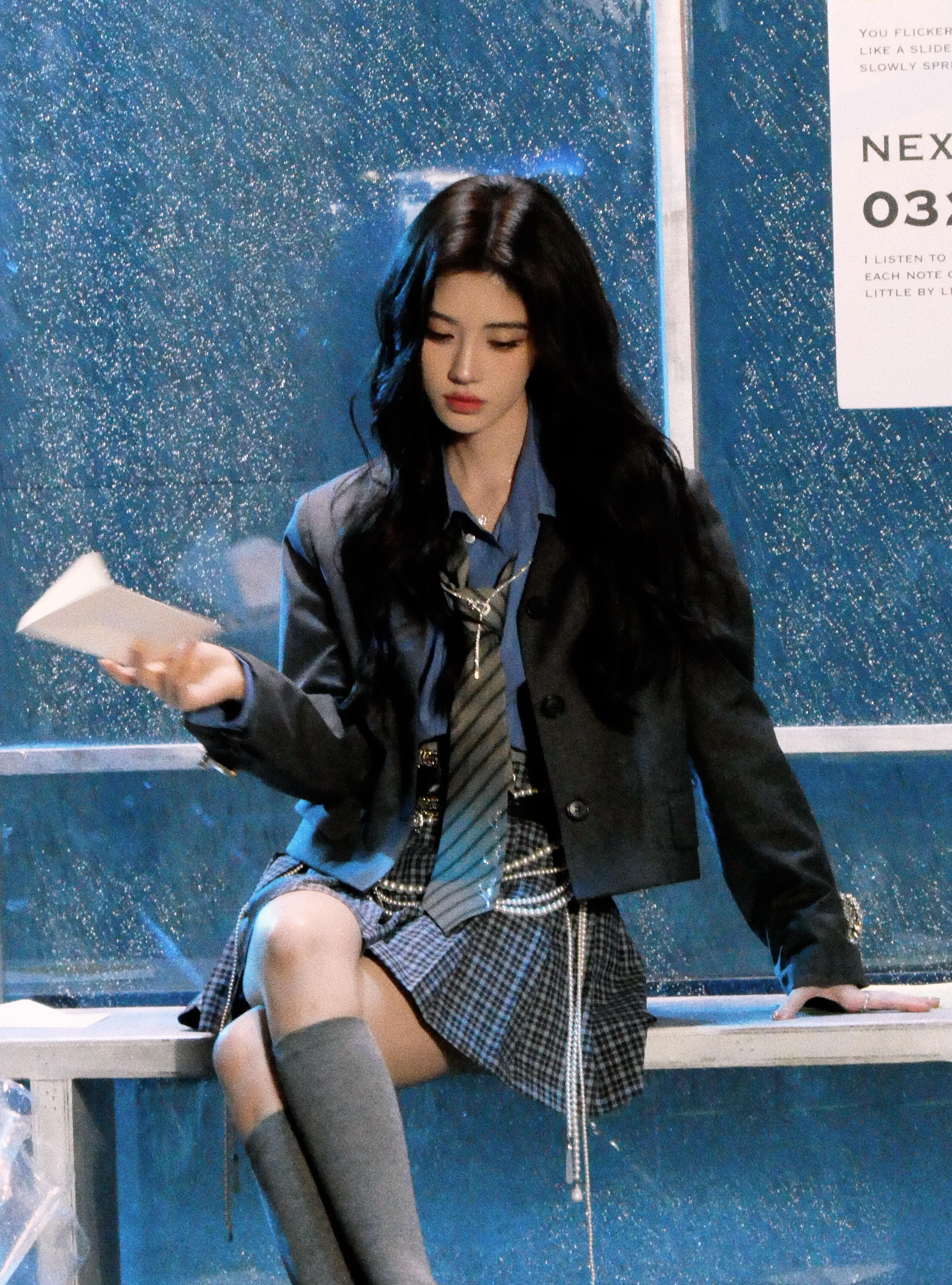 鞠婧祎好帅！这真的是完全学姐(//∇//)鞠婧祎