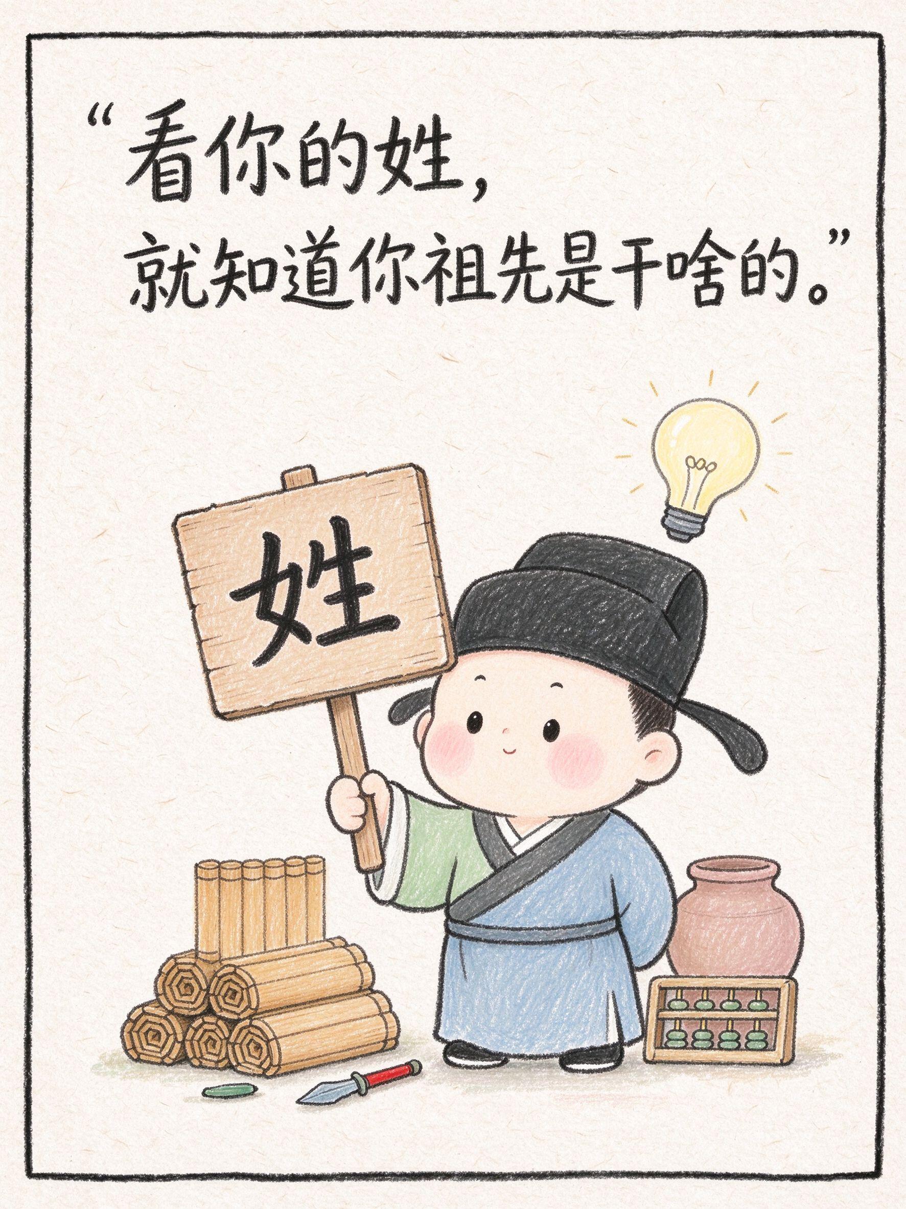 看你的姓，就知道你祖先是干啥的​​​