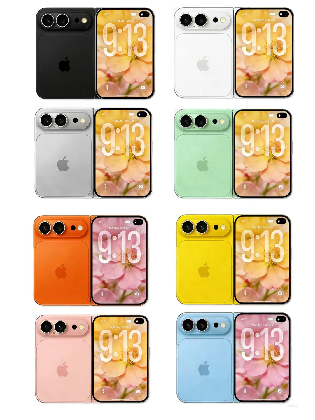 苹果折叠屏颜色汇总！这不得卖爆！