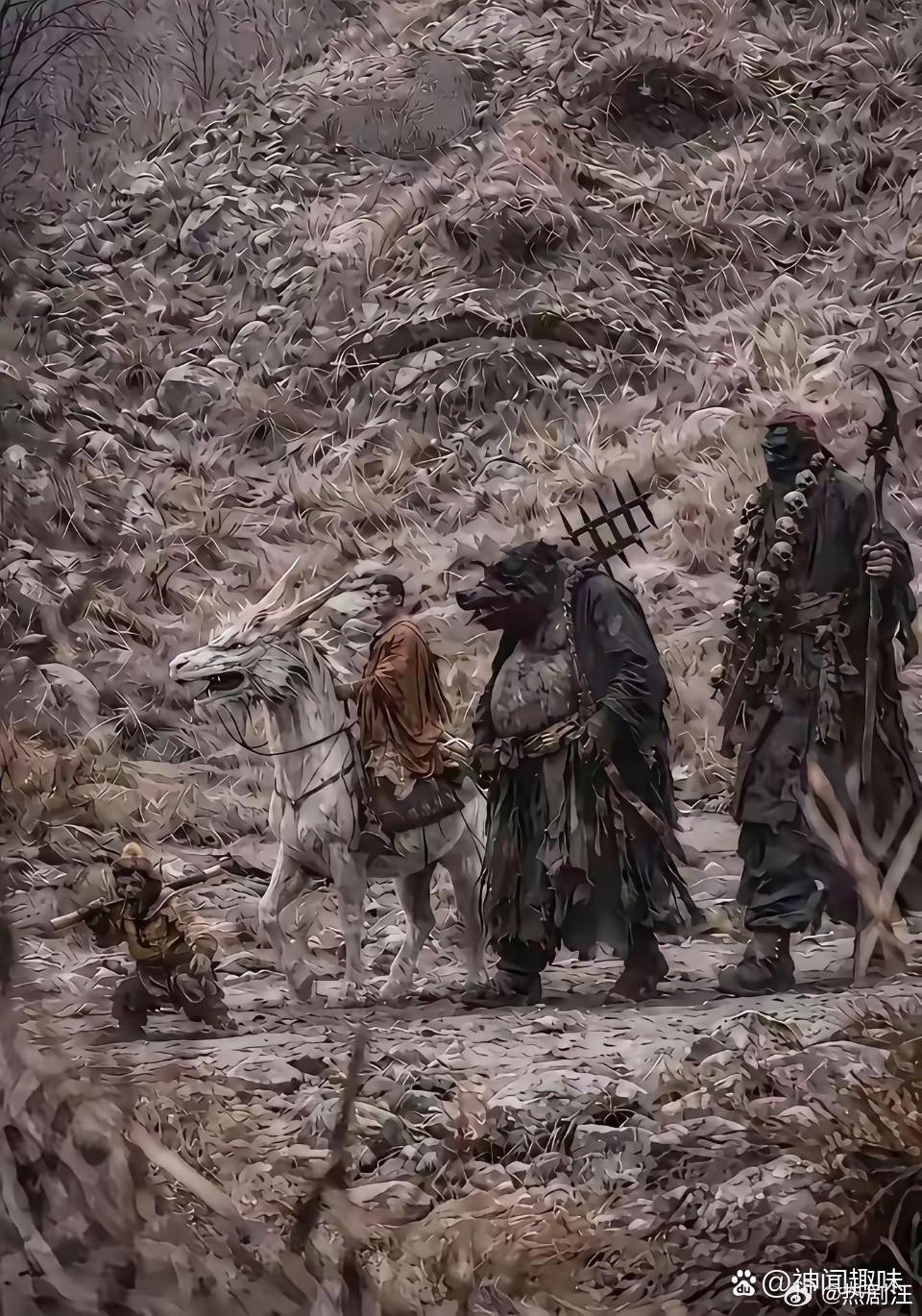 这才是真正的的西游记师徒四人的样貌