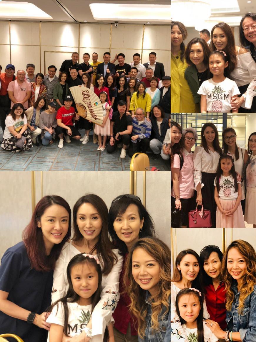 《刑事侦缉档案》剧组重聚, 郭可盈带女儿参加, 网友: 当年的高婕