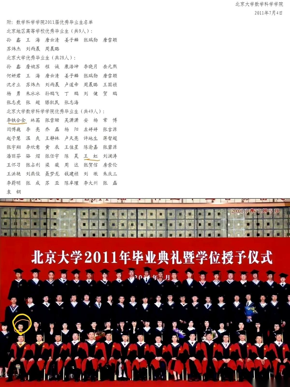 最近，一张北大数学院的毕业合影在网上被传疯了。照片底下密密麻麻印着好几百个名字