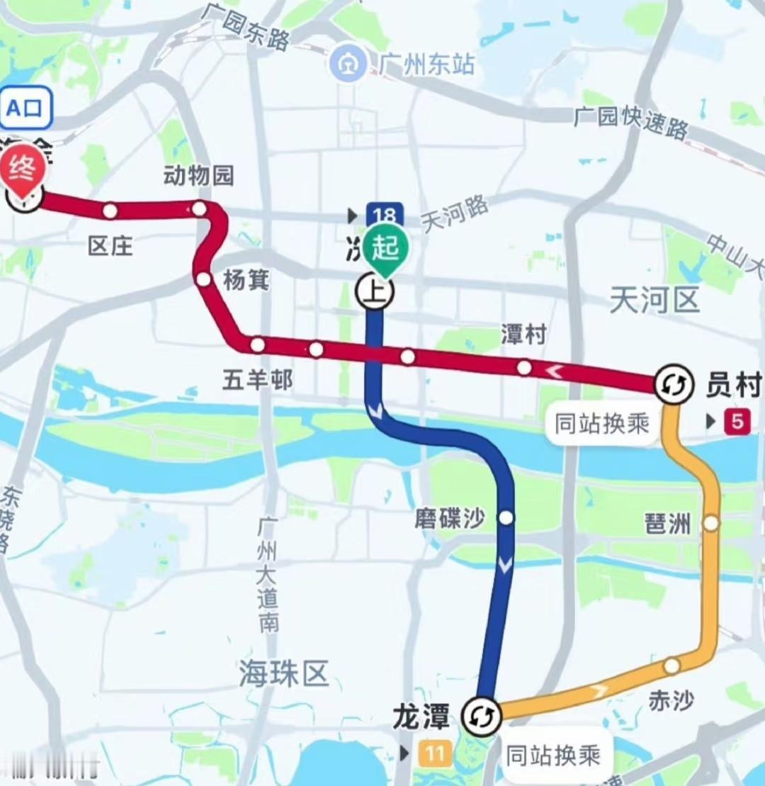 广州地铁你在规划什么？这地图看起来比藏宝图还难懂。广州地铁