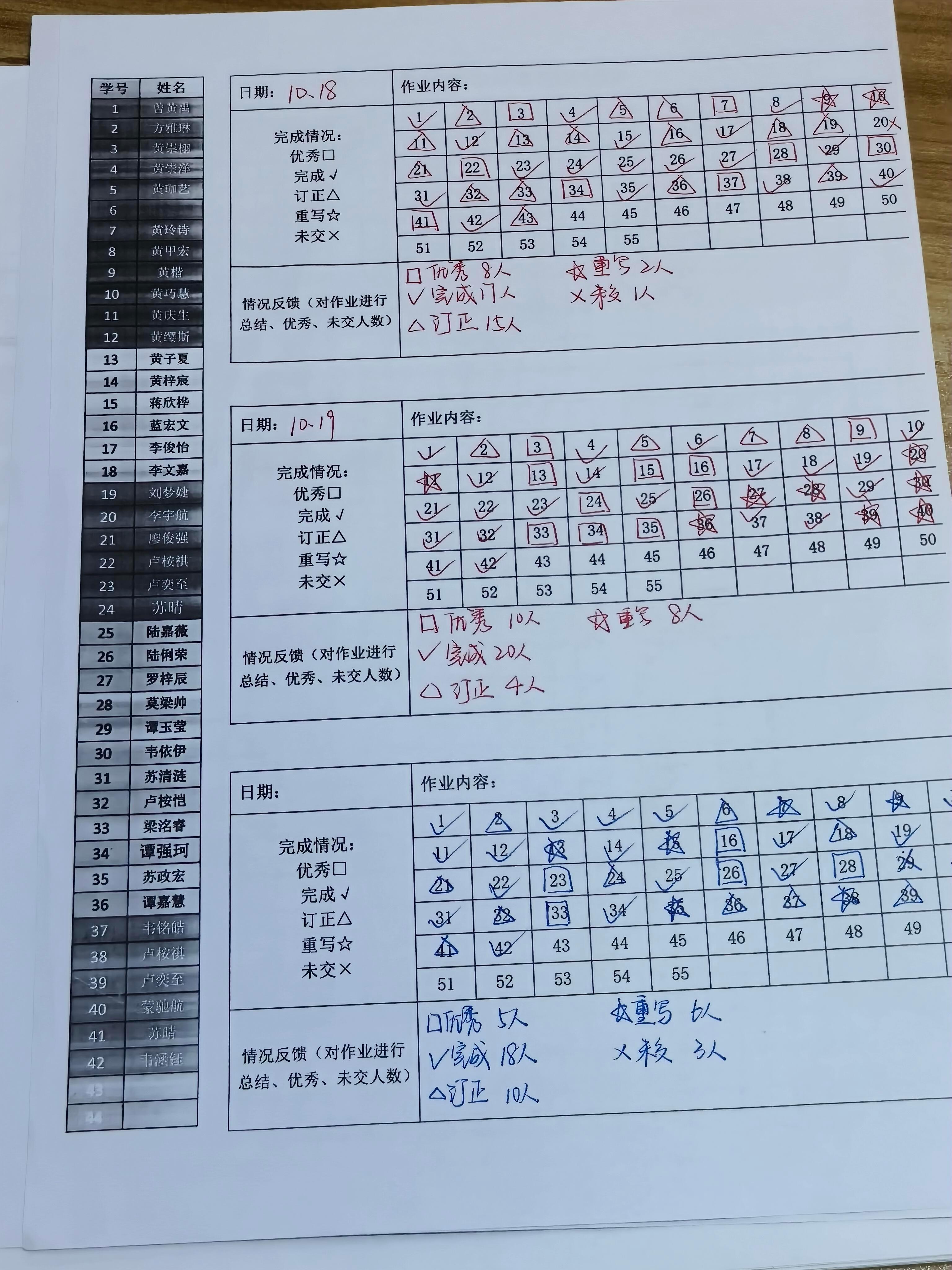 被老教师的工作留痕震撼到了！！！