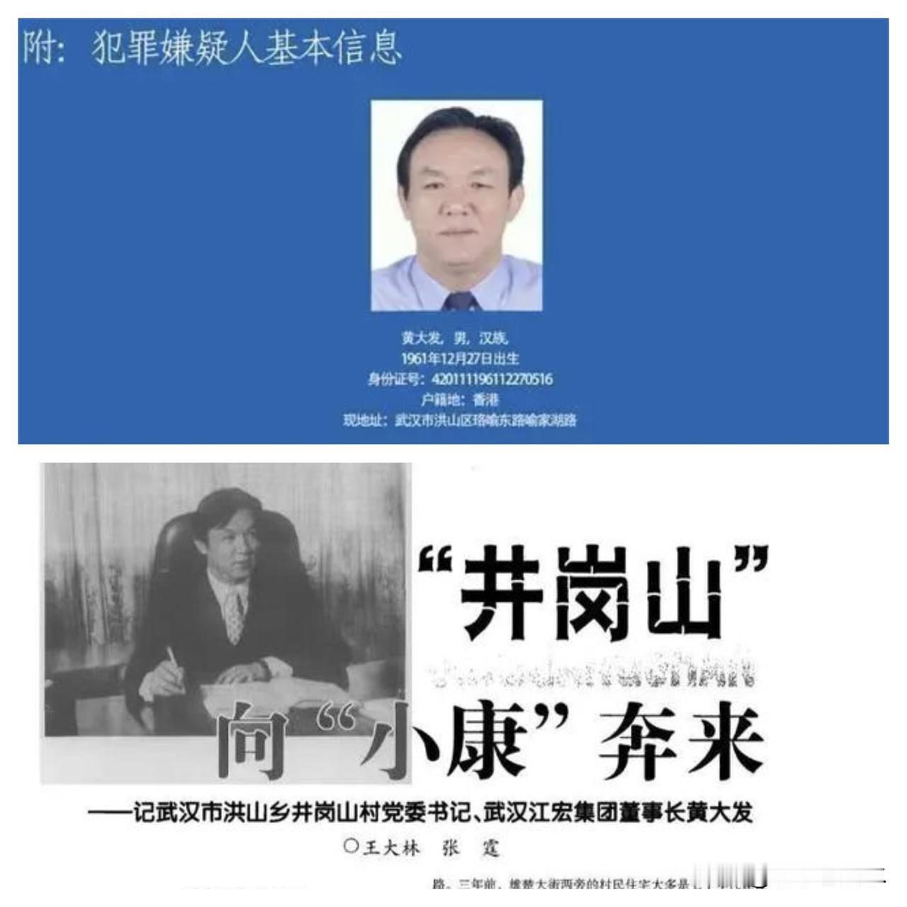 人其实很复杂，黄大发在武汉洪山区纵横三十年，但最后落得个死刑的下场。当然，关键原