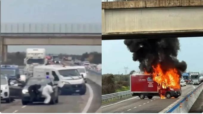 还是吃了没文化的亏，意大利当地时间2月9日，一伙包含前伞兵精英的8人劫匪光天化日