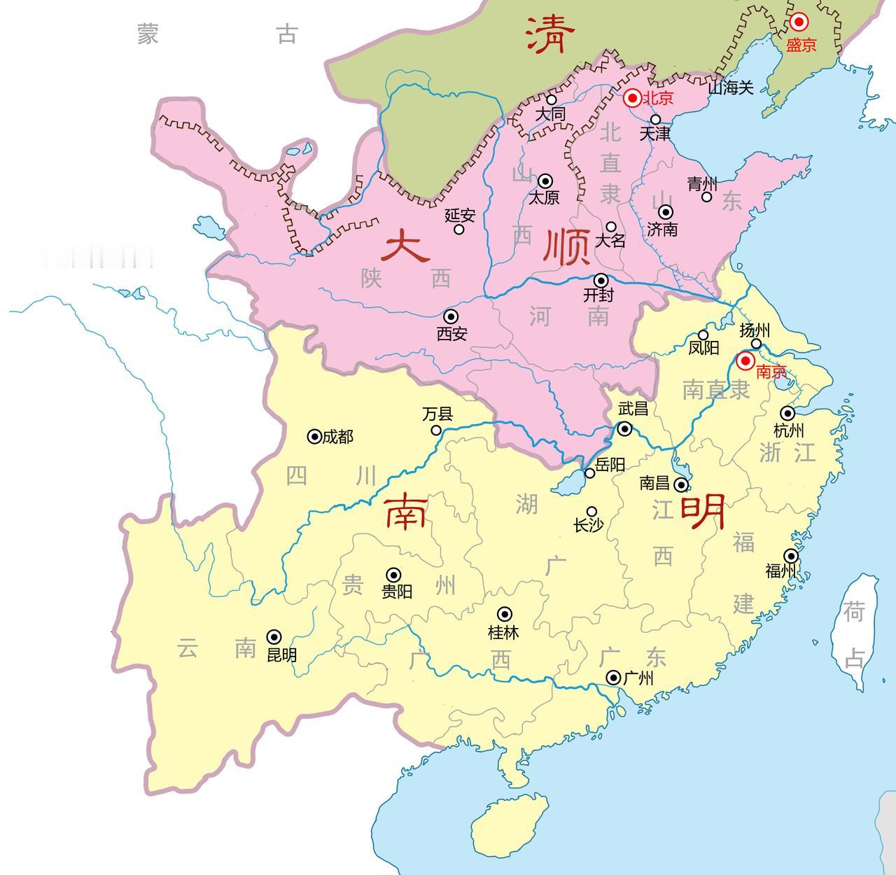 李自成，为何基本没有考虑清军入关的威胁。李自成在攻陷北京后，既没有和清朝外交，也