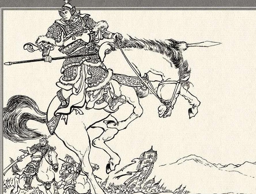 刘备娶亲，孔明亲率荆州水军迎接。忽然江面大震，周瑜自领惯战水军，左有黄盖，左有韩