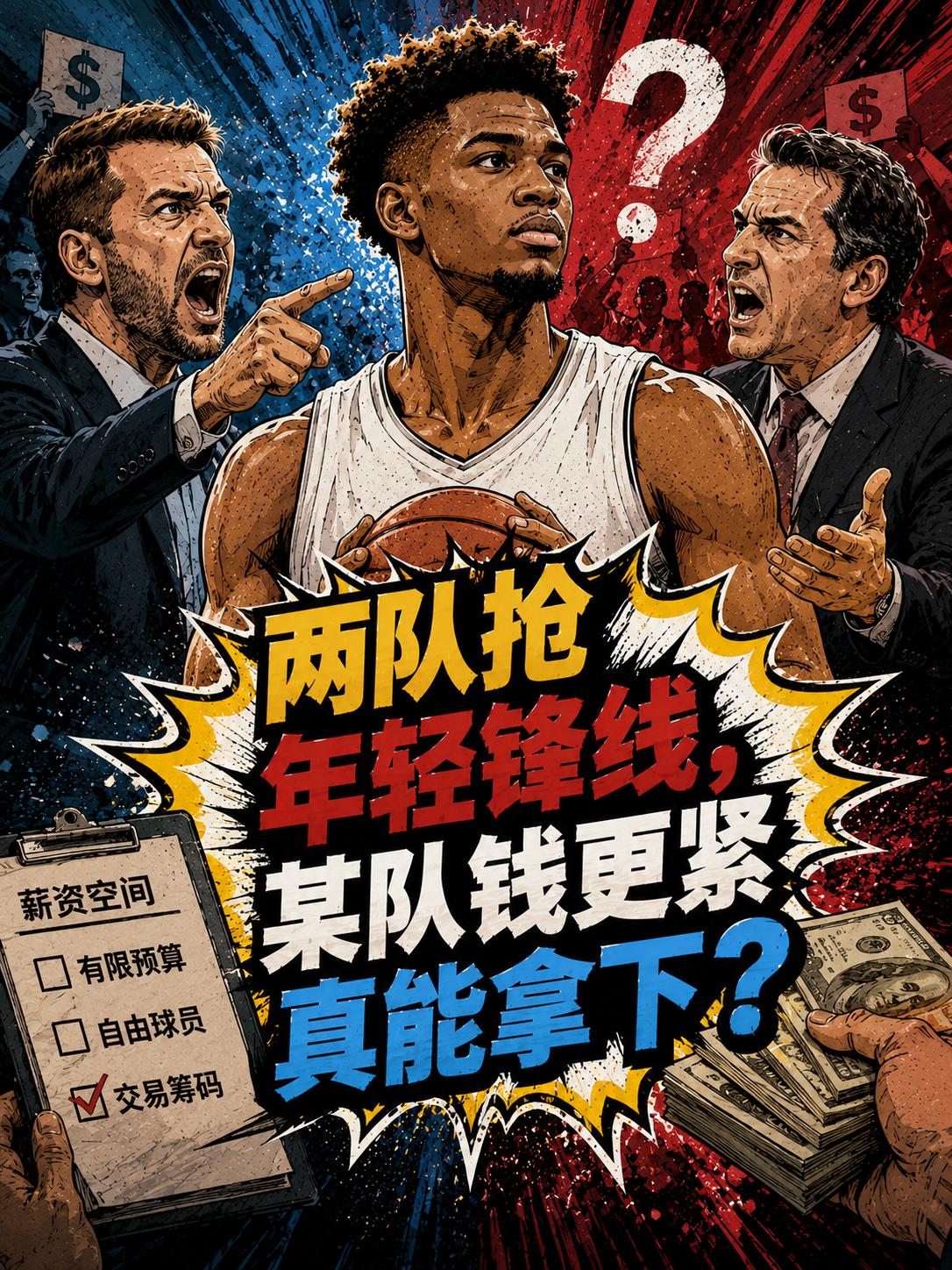 湖人队竟然想跟骑士队抢人，因为他们同样想要强化锋线厚度，想在新赛季能够发起新一轮